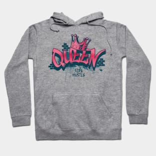 Queen side hustle graffiti Hoodie